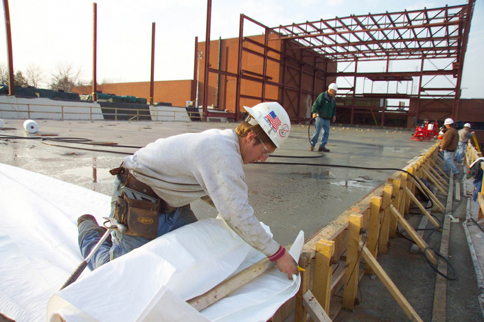 Pouring Concrete
