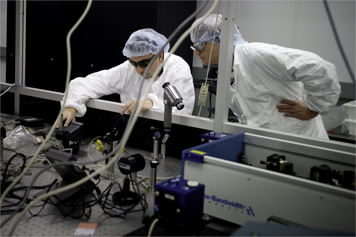 Installing the First Laser Source