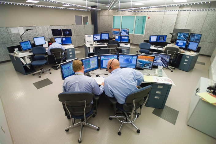 Control Room Full view of OMEGA EP control room