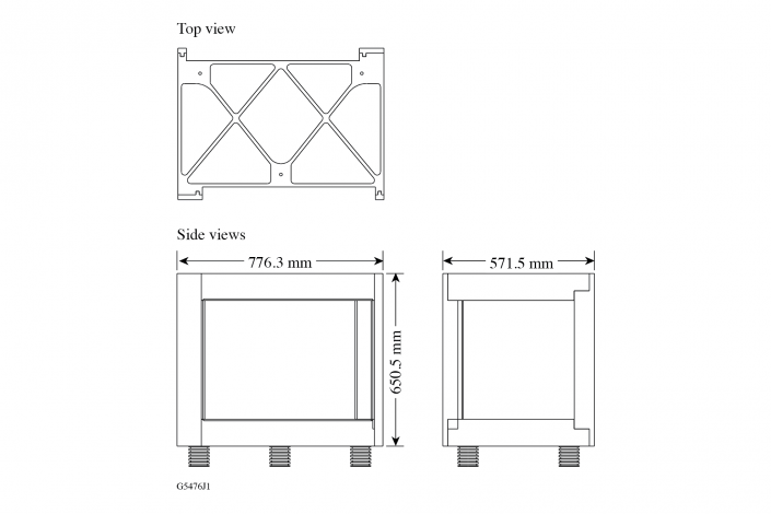 Amplifier Frame Assembly G5476J1