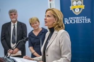 Lisa Gordon-Hagerty talking at podium