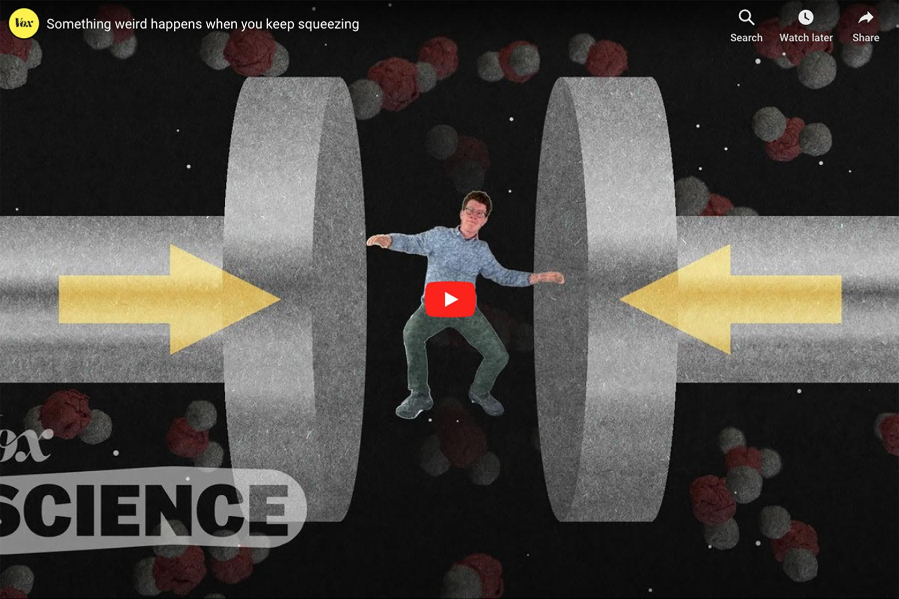 Screen capture of YouTube video for Vox Science