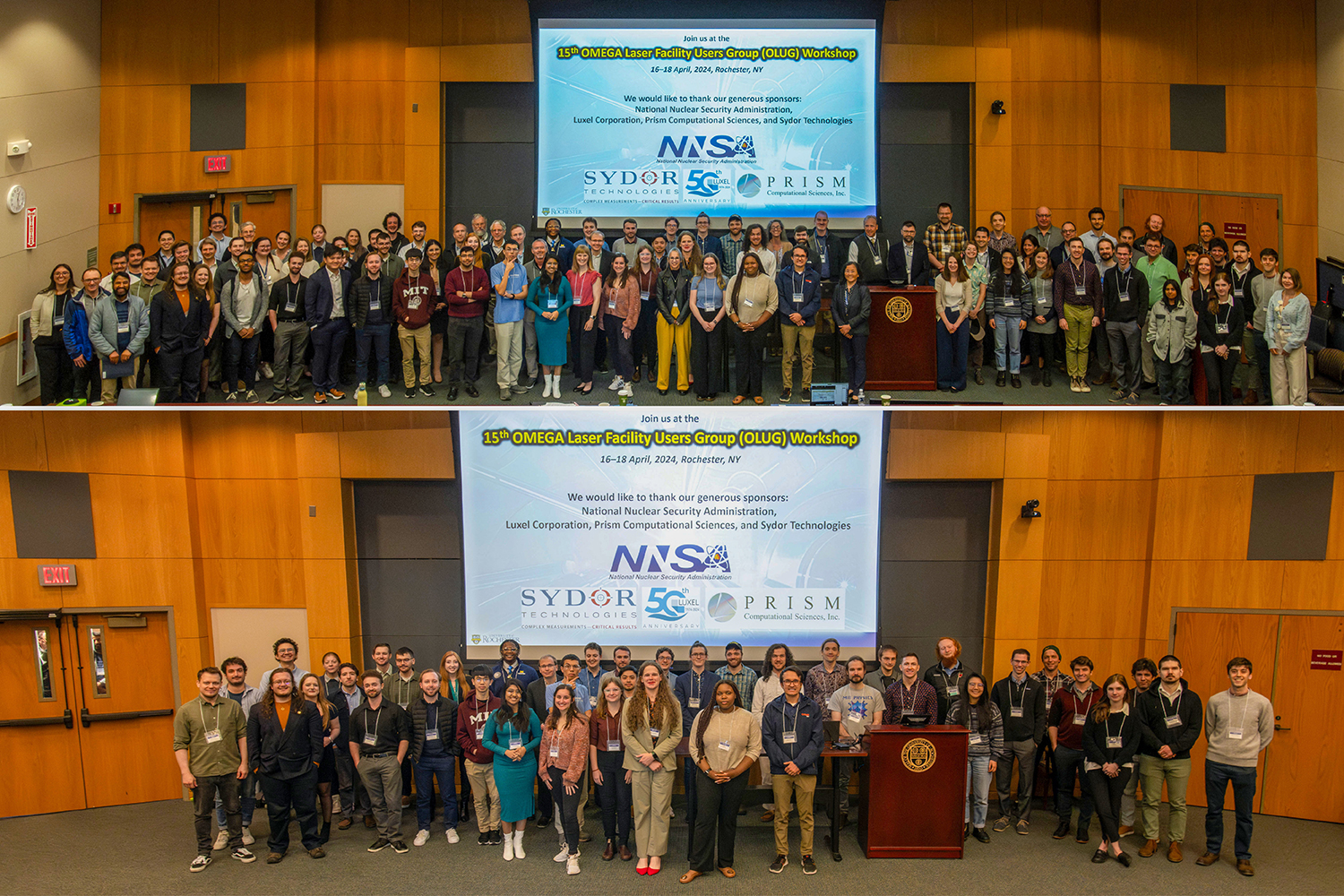 Group of people who attended OLUG conference in the Bloch Alumni and Advancement Center.