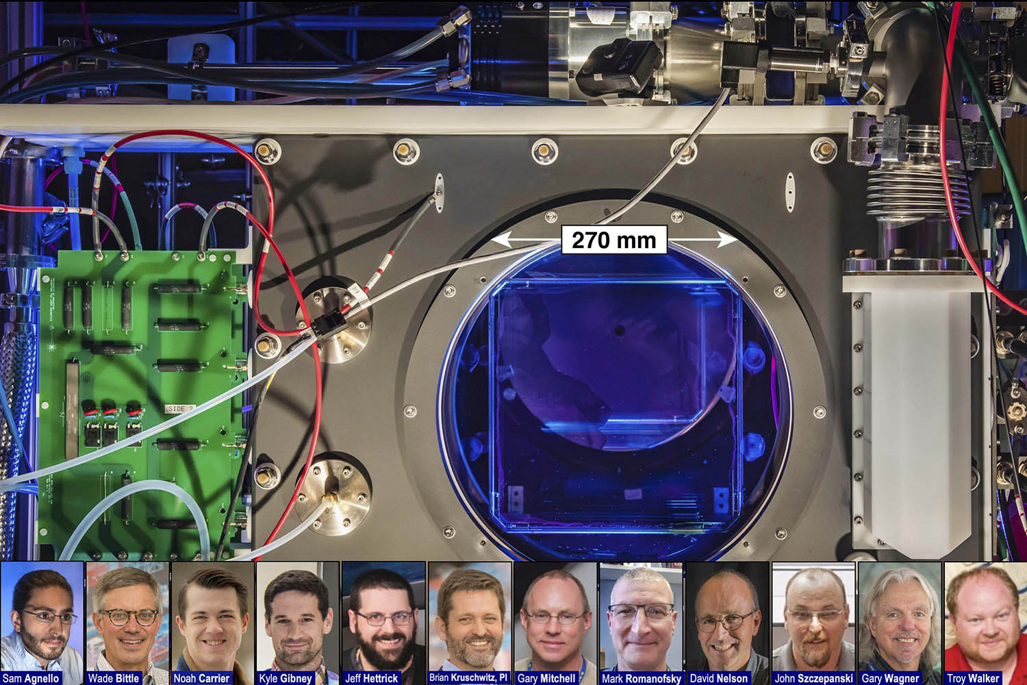 The mid-scale PEPC with the project’s team.