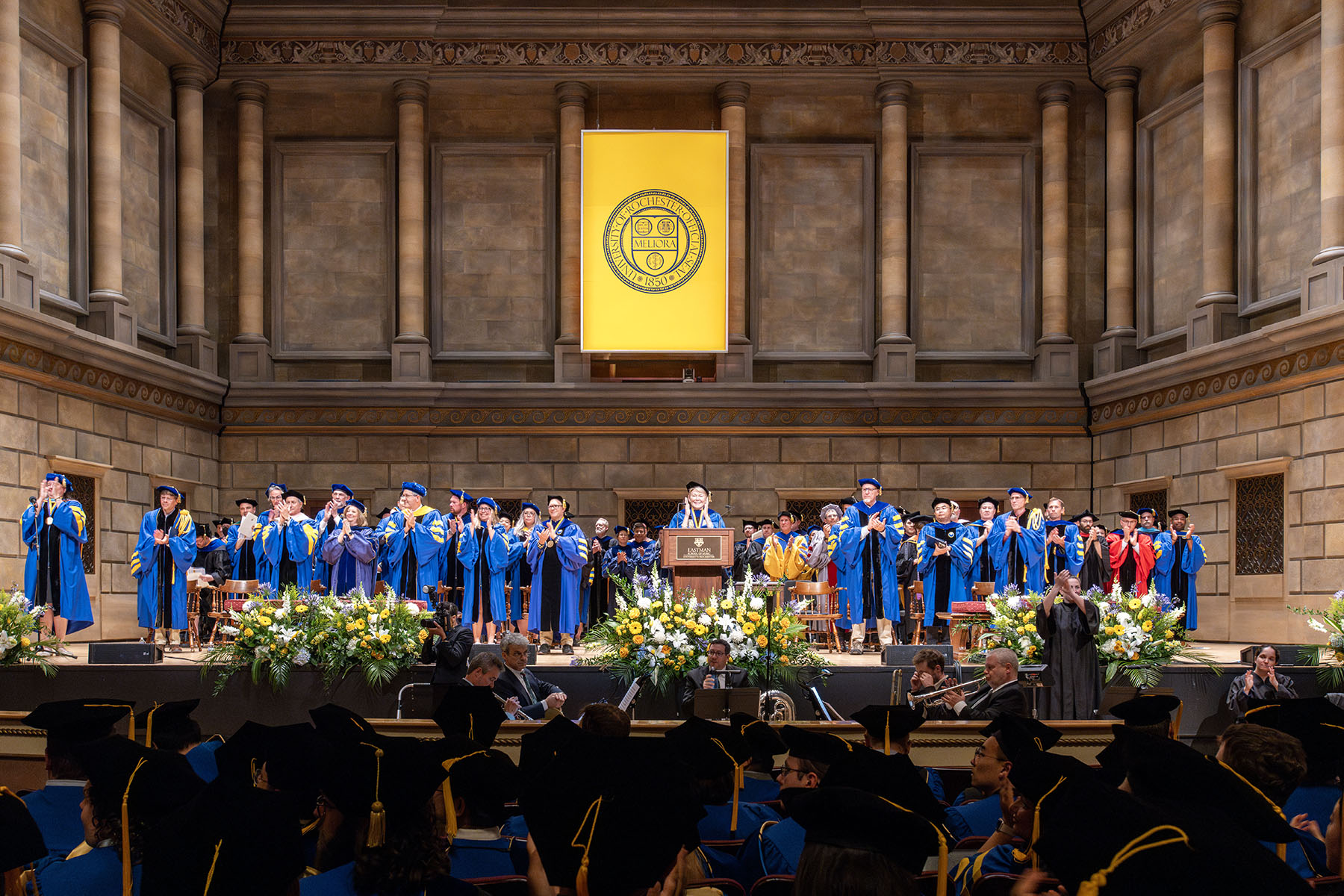 Doctoral Graduation Ceremony at the Eastman School of Music’s Kodak Hall.