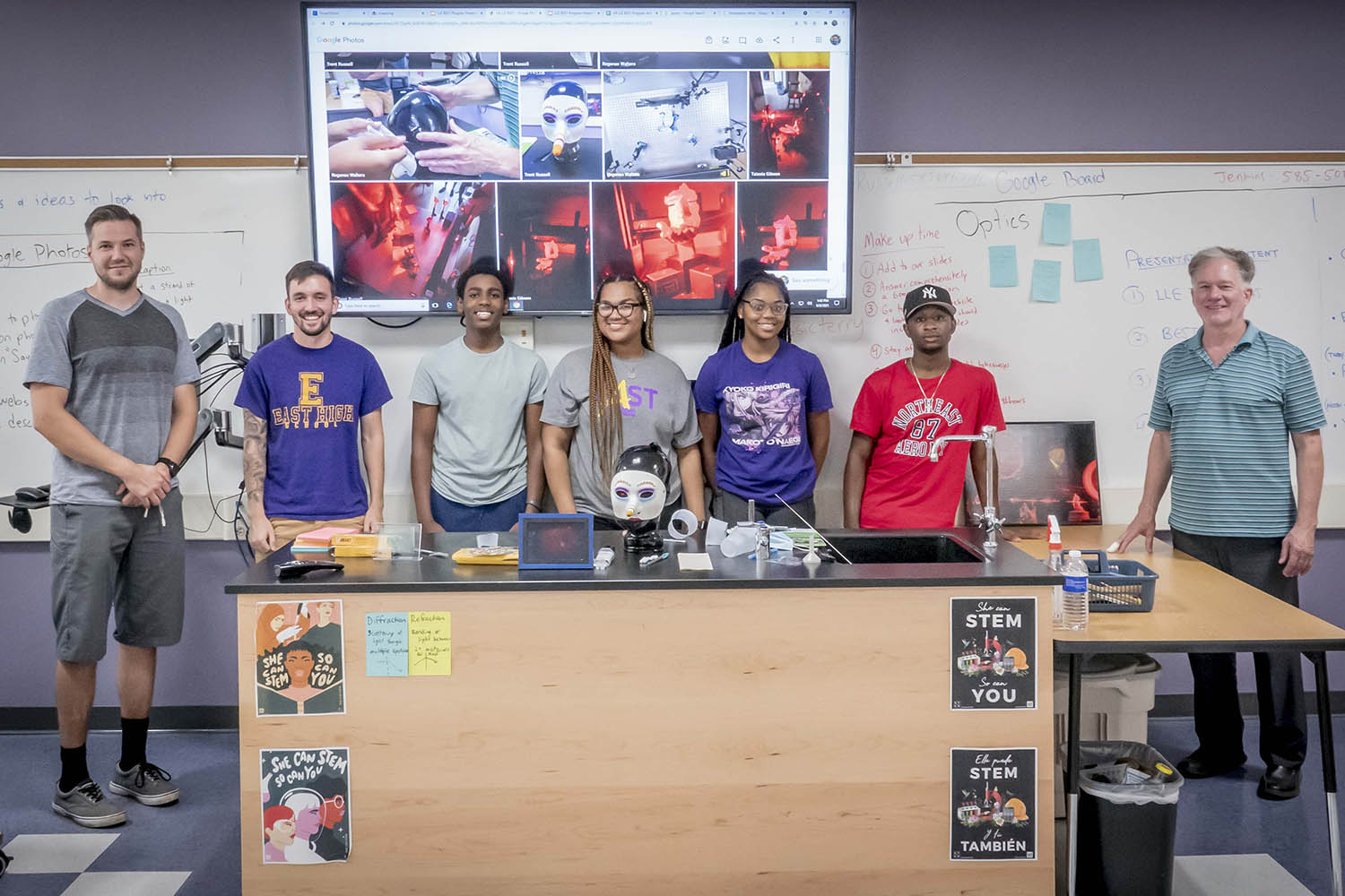 Group shot of BEST Research Program for high school students and teachers
