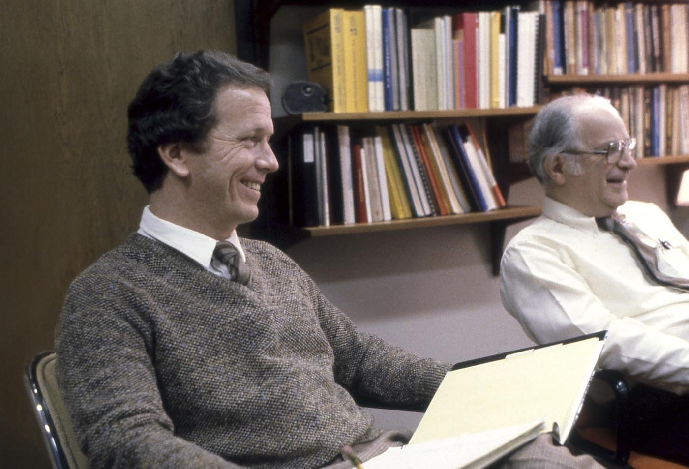 A candid phot of Professor Moshe J. Lubin.