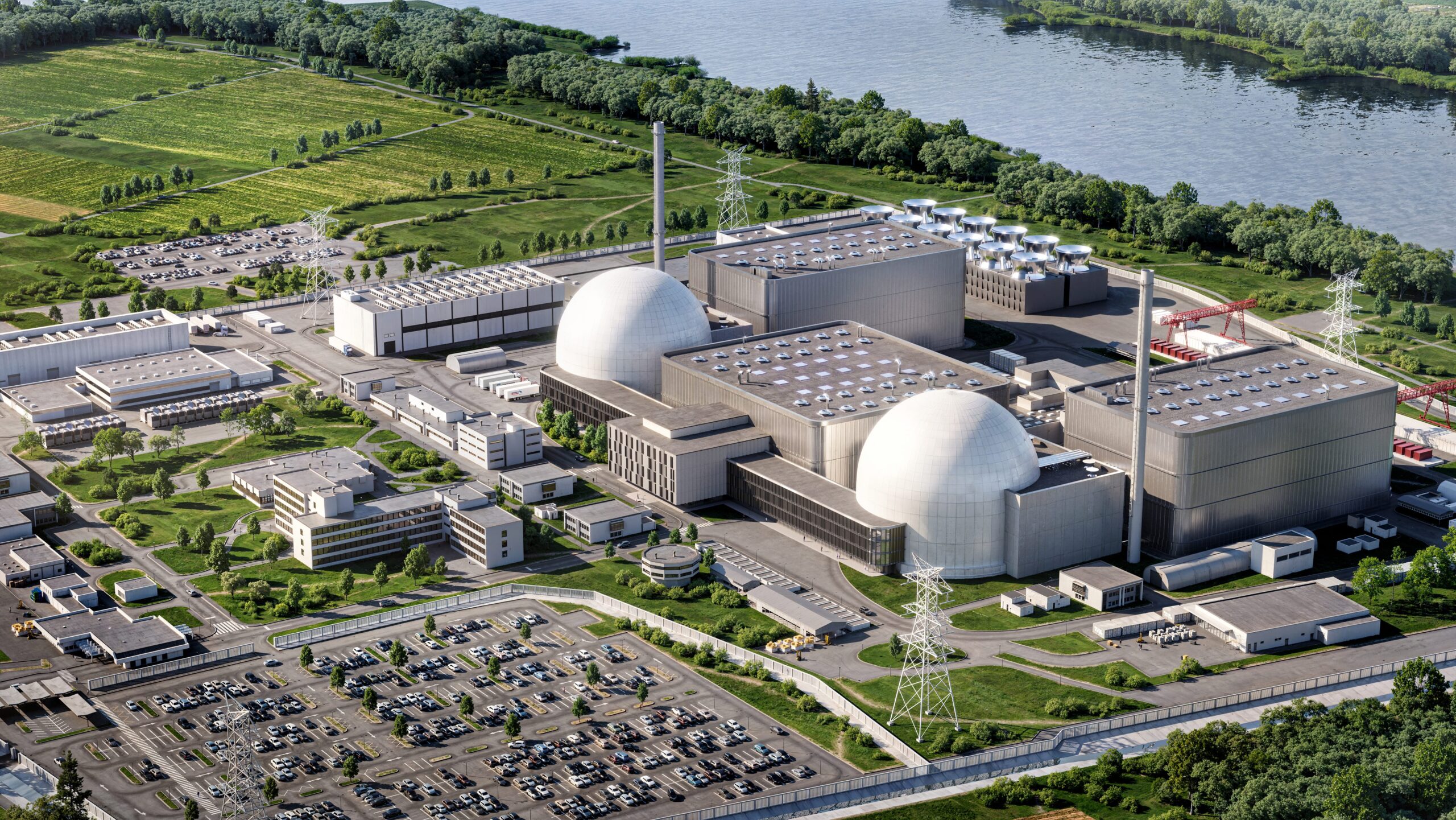 A conceptual rendering of Focused Energy's Fusion Pilot Plant.
