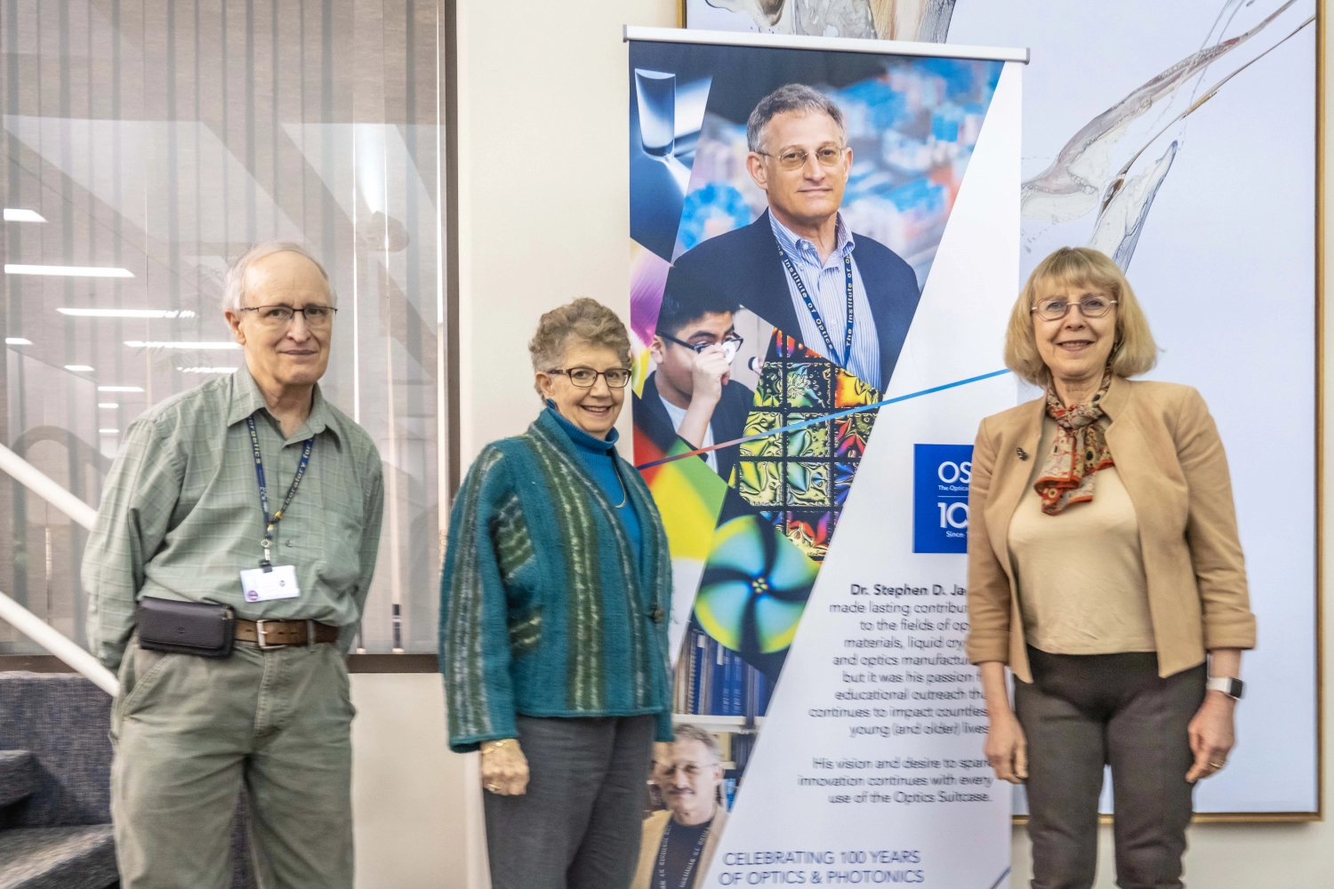A group photo from the 2023 Stephen D. Jacobs Memorial talk