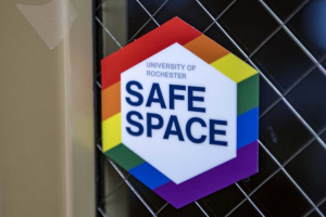 University of Rochester Safe Space sticker.